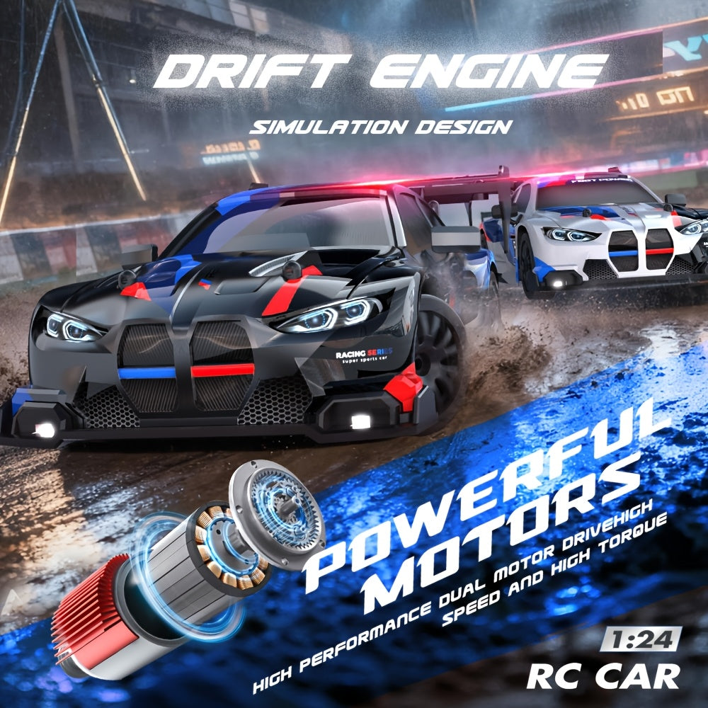 NNETM 1:24 RC Drift Racing Car 2.4GHz 20KM/H with Lights