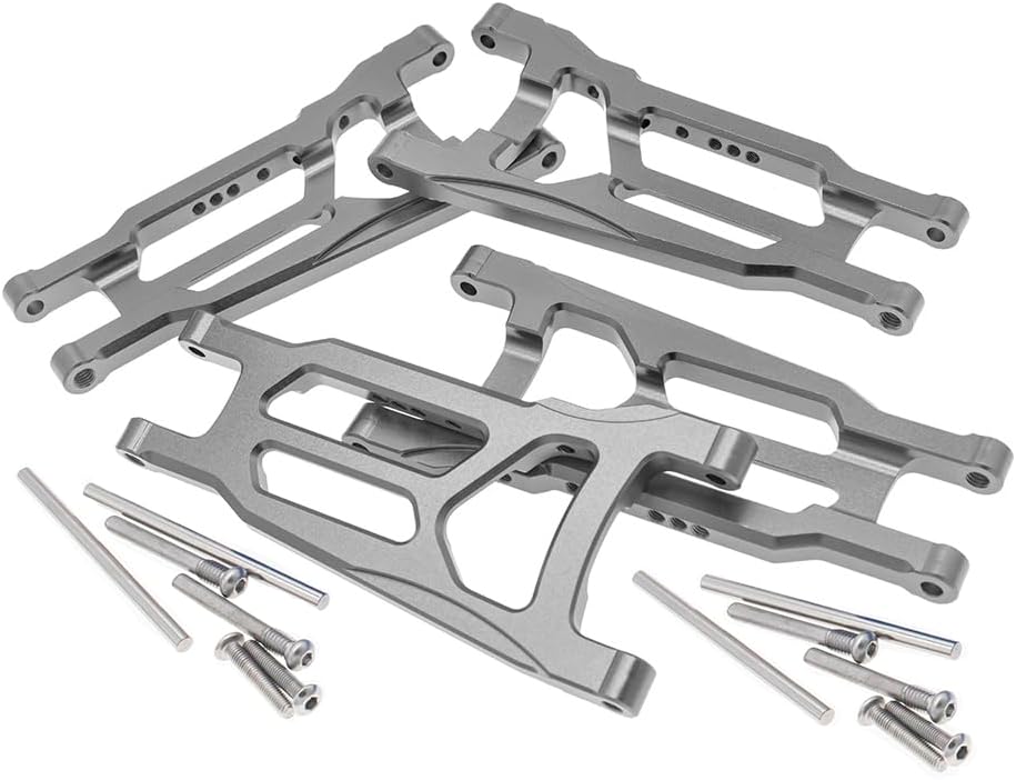 IRonManRc Front & Rear Suspension Arms for Traxxas 1/10 4X4 Slash, Stampede, Rustler 4WD VXL- Replaces Part 3655
