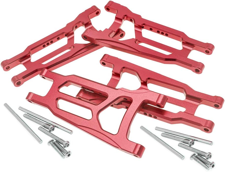 IRonManRc Front & Rear Suspension Arms for Traxxas 1/10 4X4 Slash, Stampede, Rustler 4WD VXL- Replaces Part 3655