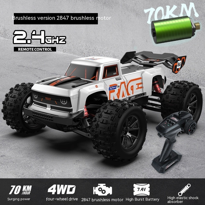1/16 Four-wheel Drive Brushless Remote Control Basher!
