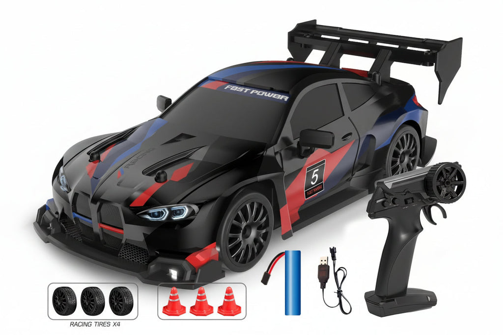 NNETM 1:24 RC Drift Racing Car 2.4GHz 20KM/H with Lights