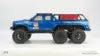 CROSSRC AT6 1/10 RC Crawler 6x6 Unimog Brushed Truck Three Portal Axle 6WD Independent Diff Lock 2-Speed RTR