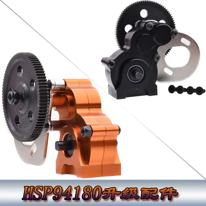 Metal GearBox Set With Gear For RC 1/10 Rock Crawler HSP 94180 18024 RGT EX86100 #18009#18027
