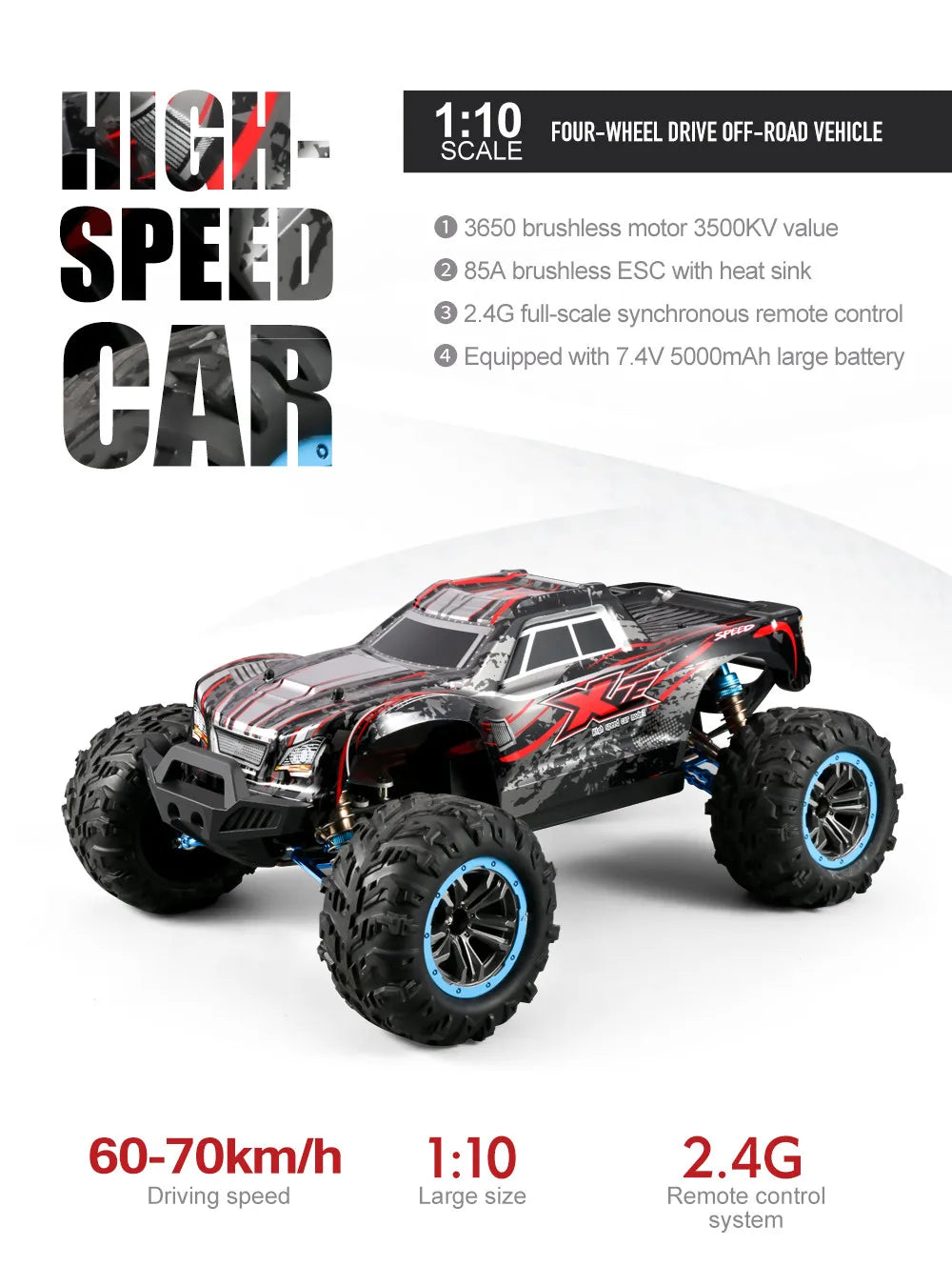HOSHI XLF F22A 1/10 - 4WD Brushless Crawler RTR