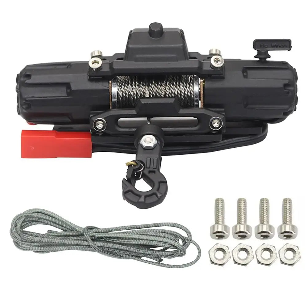 Rc Metal Automatic Simulation Winch/Controller For 1/10 Rc Crawler Car Axial Scx10 Trax Trx4 Rc4wd D90 D110 Tf2 Rgt Tamiya Cc01
