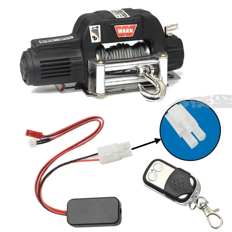 Metal Automatic Simulation Winch/Controller For 1/10 Rc Crawler