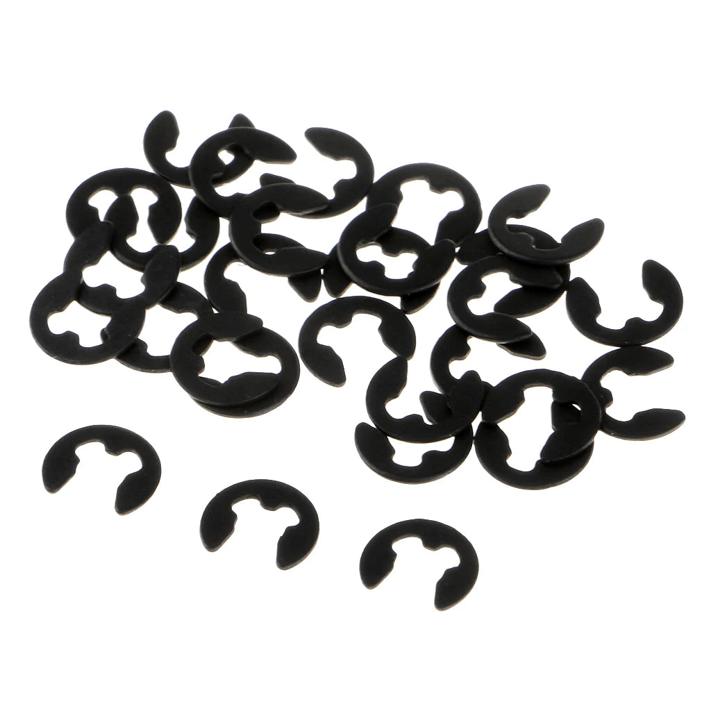 2.5mm 30pcs E-Clip Rc Car Parts 1/10 Buggy Truck Accessories For Hsp Rc 1/10 Off-Road Buggy 94105 94106 94166 9410