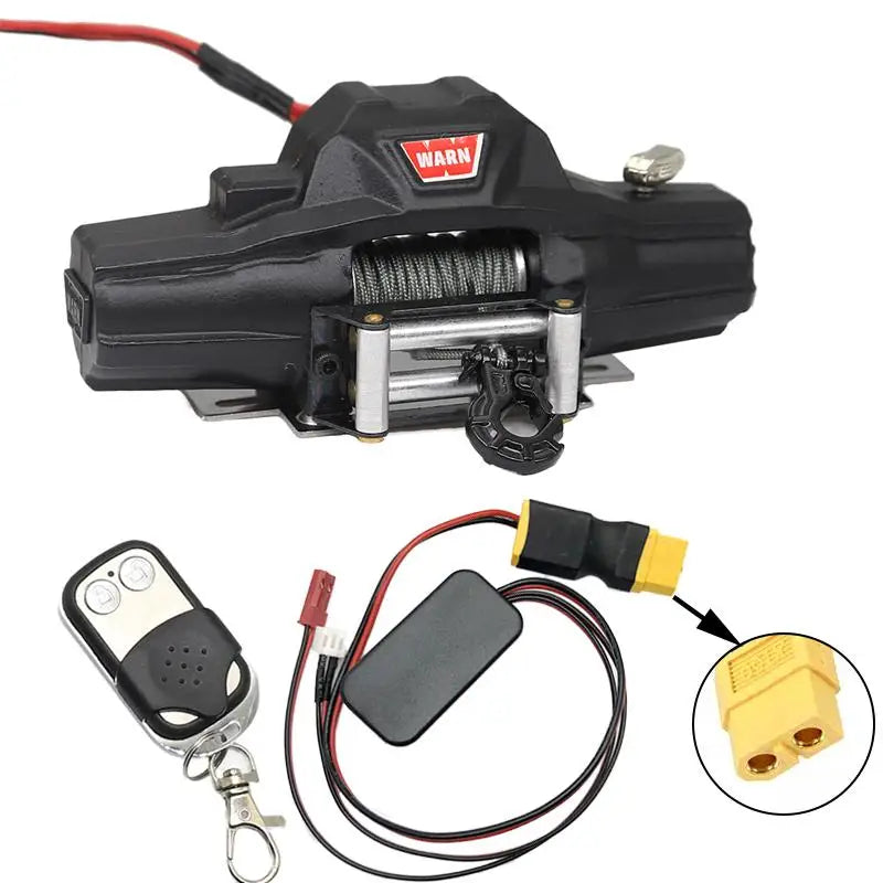 Metal Automatic Simulation Winch/Controller For 1/10 Rc Crawler