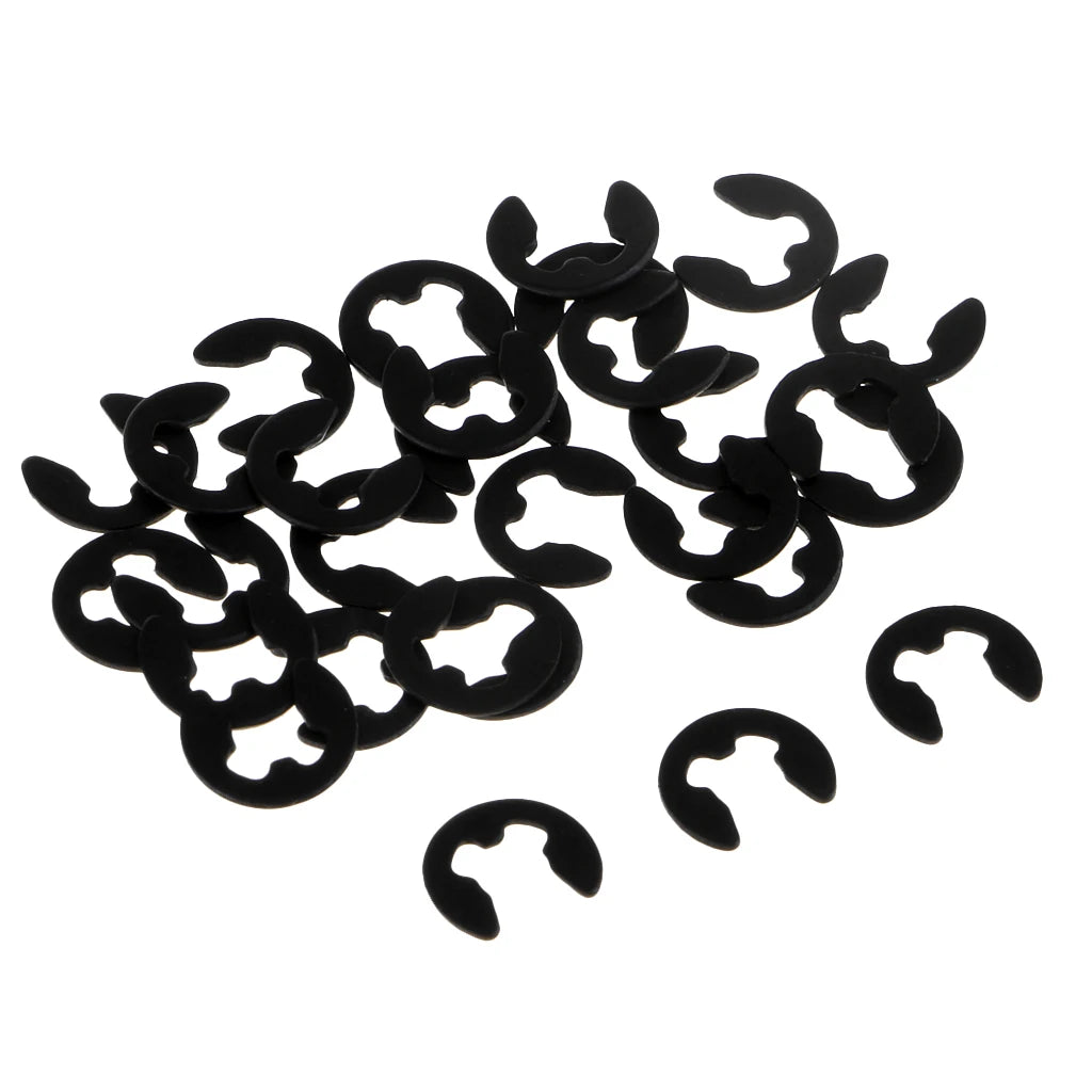 2.5mm 30pcs E-Clip Rc Car Parts 1/10 Buggy Truck Accessories For Hsp Rc 1/10 Off-Road Buggy 94105 94106 94166 9410