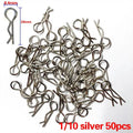 50pcs - 1/5, 1/6, 1/7, 1/8, 1/10, 1/12, 1/16, 1/18 Rc Car Shell/Body Clips