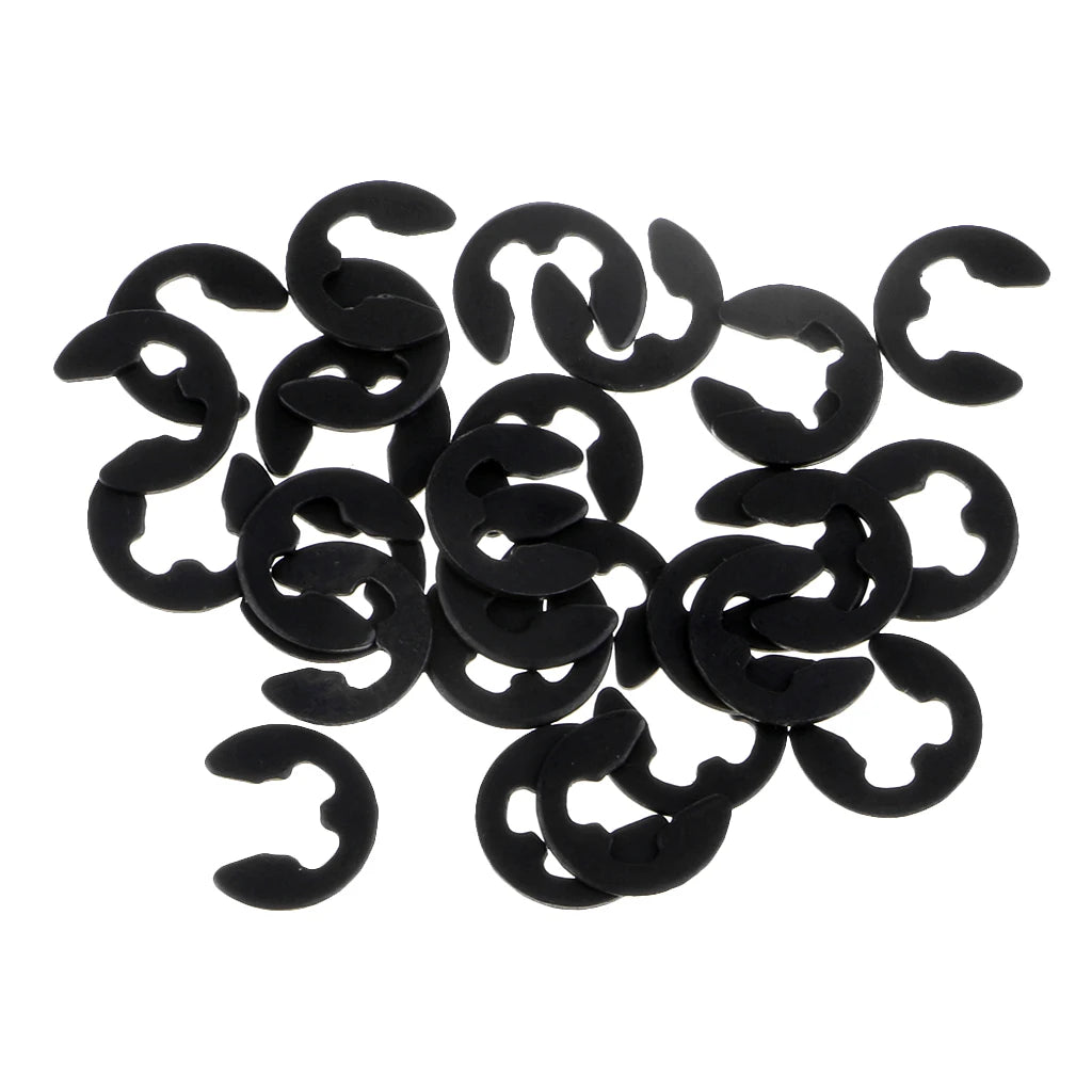 2.5mm 30pcs E-Clip Rc Car Parts 1/10 Buggy Truck Accessories For Hsp Rc 1/10 Off-Road Buggy 94105 94106 94166 9410