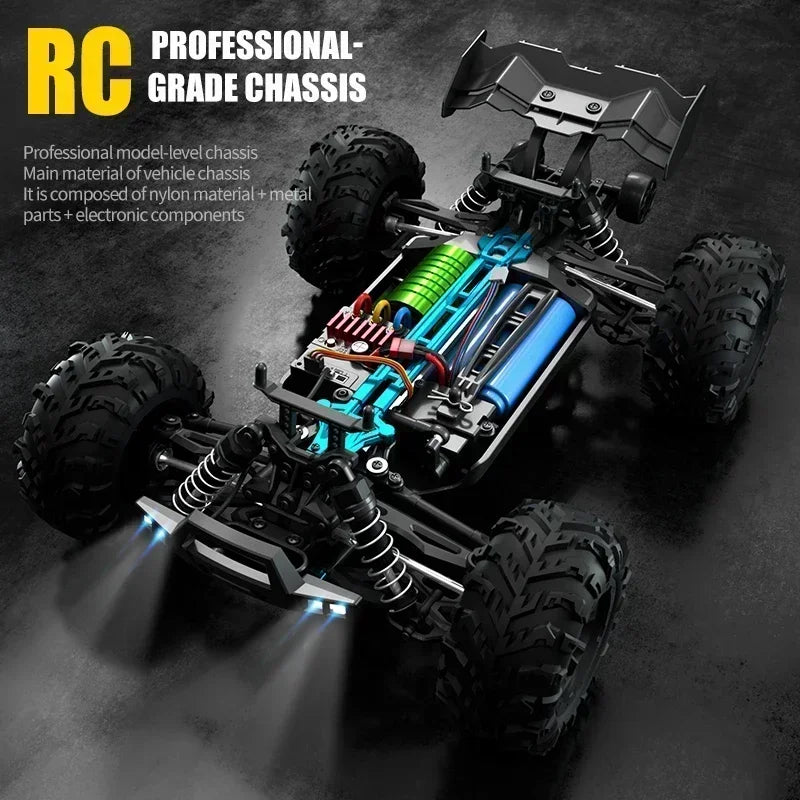 1:16 4WD LED Remote Control Off-Road Truck/Buggy/Basher - Brushed/Brushless Options 👇