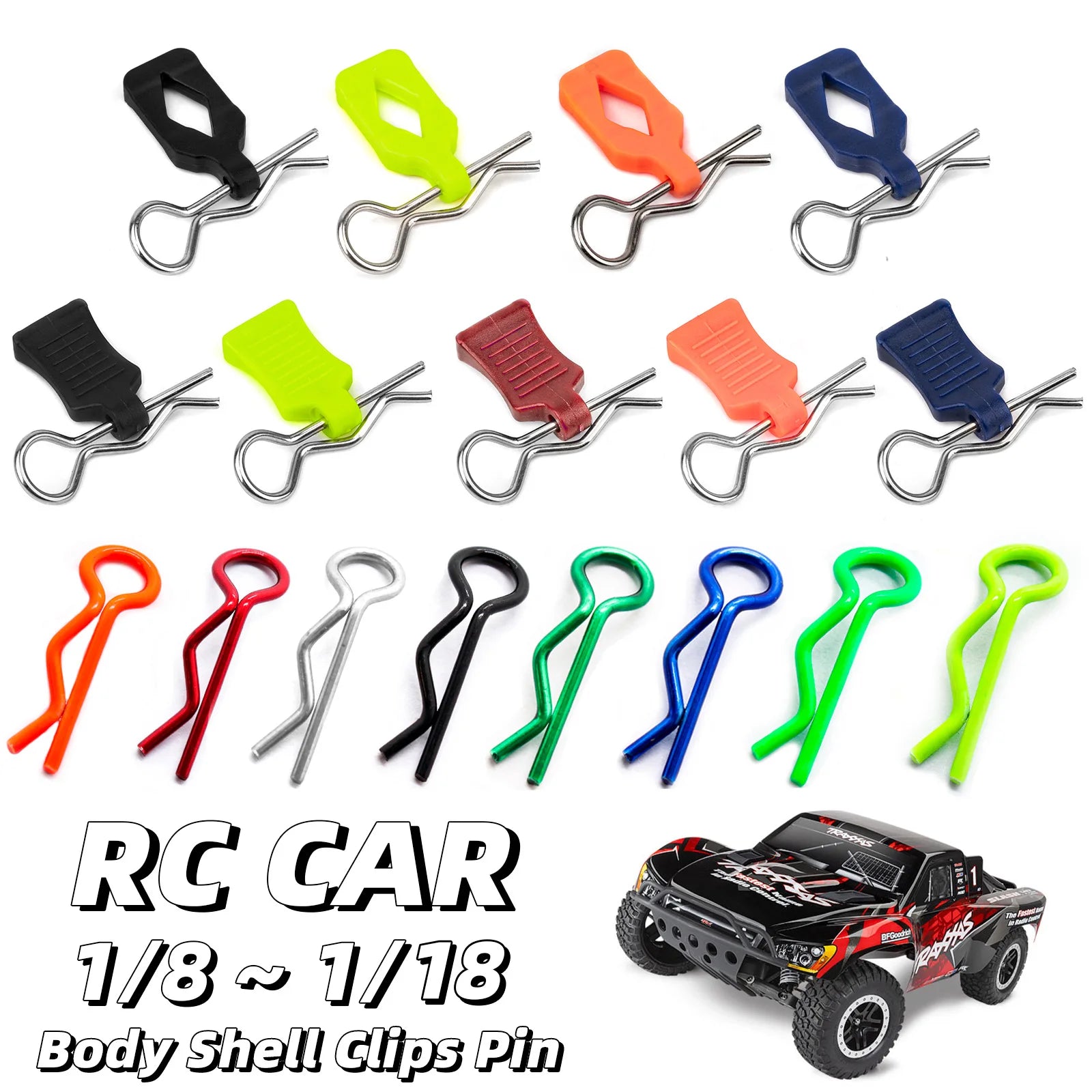 RC Car Body Shell Clips 1/10, 1/12, 1/16