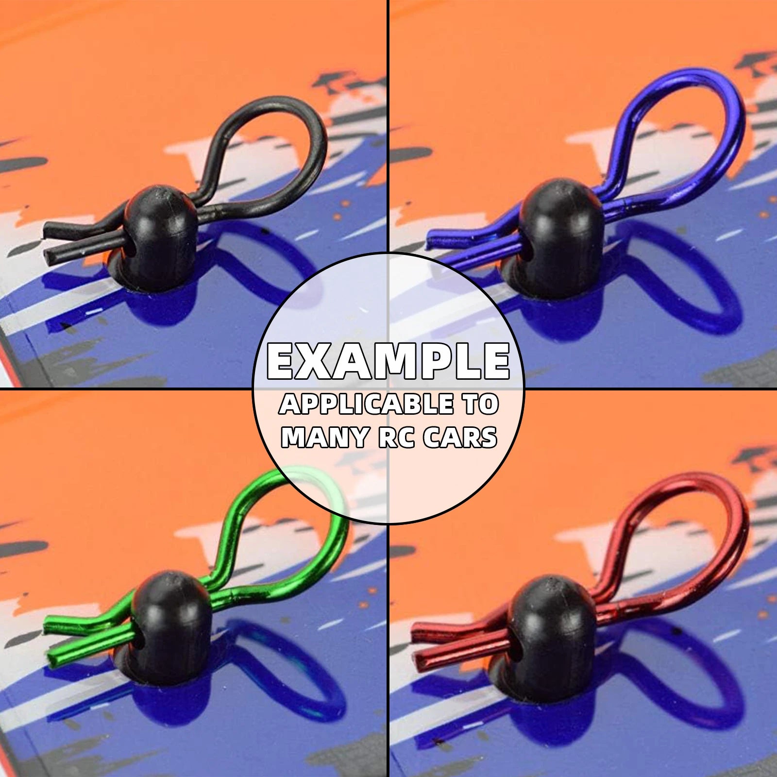 RC Car Body Shell Clips 1/10, 1/12, 1/16