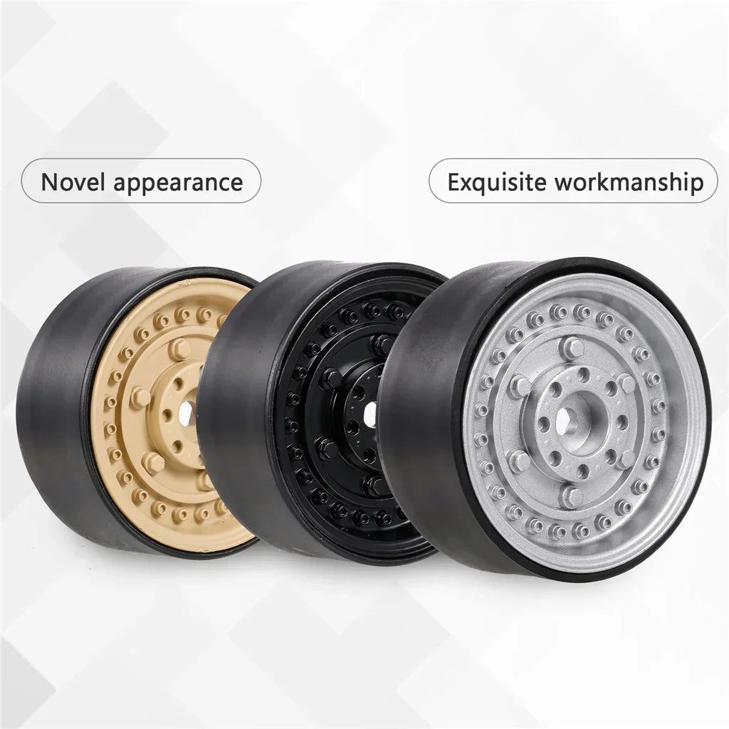 116g/pcs 1.9" Beadlock Wheel Rim for 1/10 RC Crawler Car Axial SCX10 90046 RedCat Gen8 Trxs TRX-4