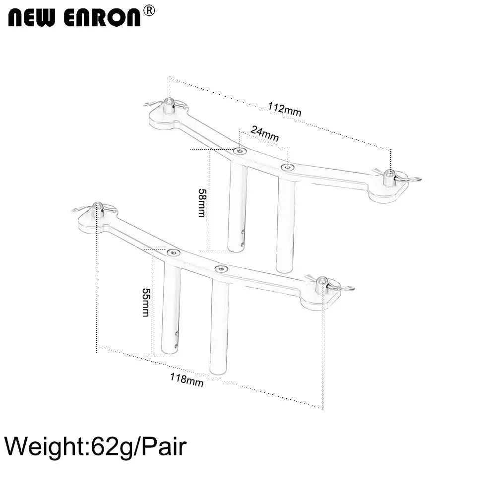 Front Rear Body Post AR320407 Aluminium 6061 for RC 1/10 Arrma BIG ROCK GRANITE SENTON VORTEKS TYPHON