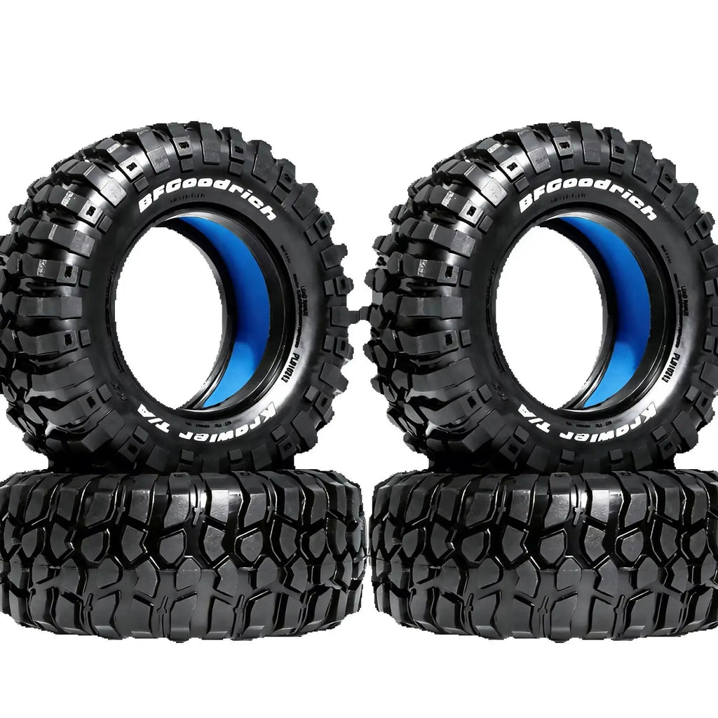 98mm 1.9'' Rubber Tire for 1/10 RC Crawler – Fit Axial SCX10 Pro, TRX4, RC4WD D90, Redcat Gen8, MST – High Traction