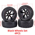 RC Car Wheels and Tires 1/10 Scale 12mm Hex for WLtoys 144001 124019 12428 124017 Upgrades