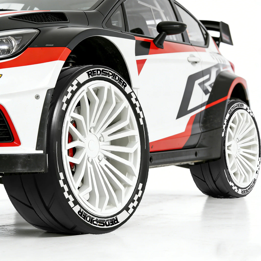 1/10 RC On Road Tires OD 2.55'' Plastic Wheels 12mm Hex for 1:10 Racing Touring Street Car Tamiya TT01 HPI KYOSHO HSP PTG2