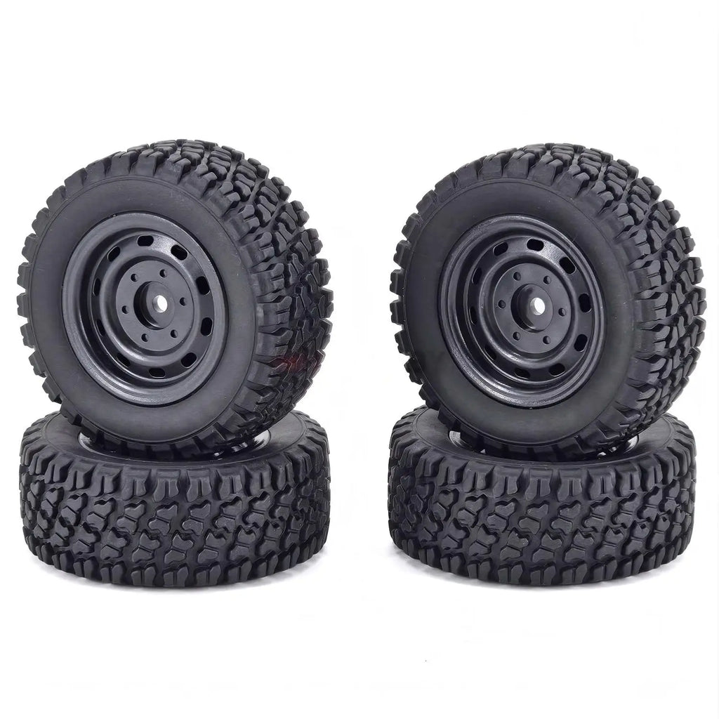 Tires for RC Car 1/14 1/16 RC Car Tires Wheel 4PCS 12mm Hex SCY 16101/2/3 MJX 16208/9 14209 JJRC Q130 C8805 HBX Wltoys Car Tires