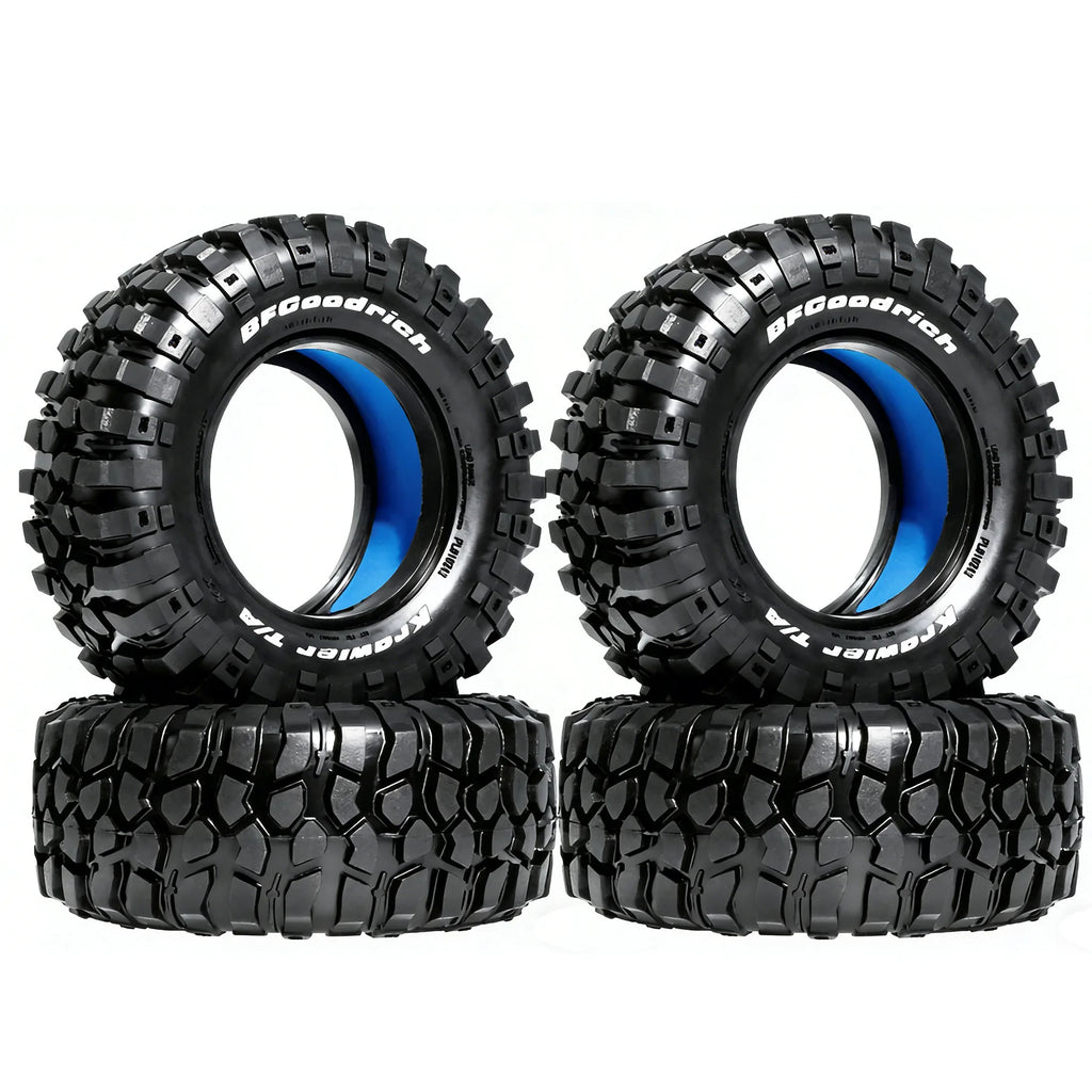 98mm 1.9'' Rubber Tire for 1/10 RC Crawler – Fit Axial SCX10 Pro, TRX4, RC4WD D90, Redcat Gen8, MST – High Traction