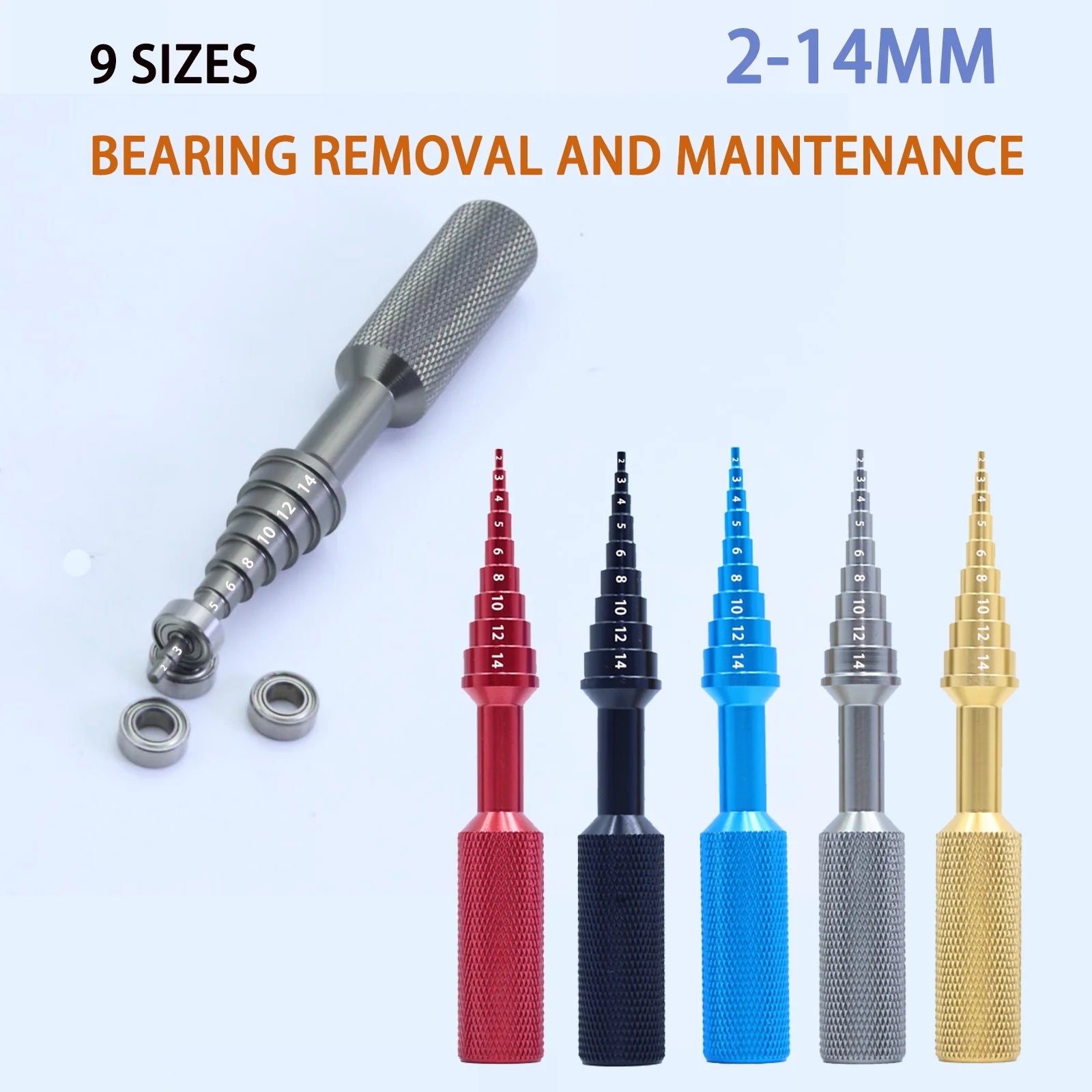 RC Car Bearing Removal Installation Tool Hand Tool Set For 2 - 14MM