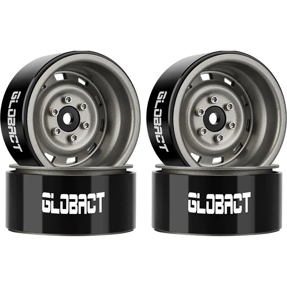 GLOBACT 1.9 Beadlock Wheels RC Wheel Hub for 1/10 TRX4 TRX6 Axial SCX10 I II III Pro Redcat RC Crawler Upgrade Accessories