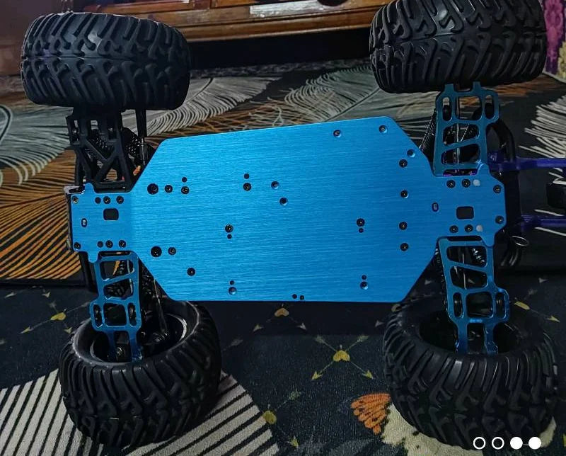 RC Car 04001 Aluminum Alloy Chassis For 1/10 HSP 94107 94170 94118 94111 RC Buggy, Monster, Truck or Custom Build