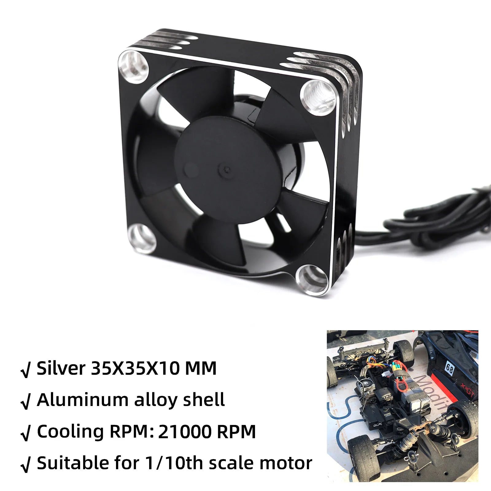25/30/35/40/50mm Fans 28000 RPM Heat Dissipation Cooling Fan