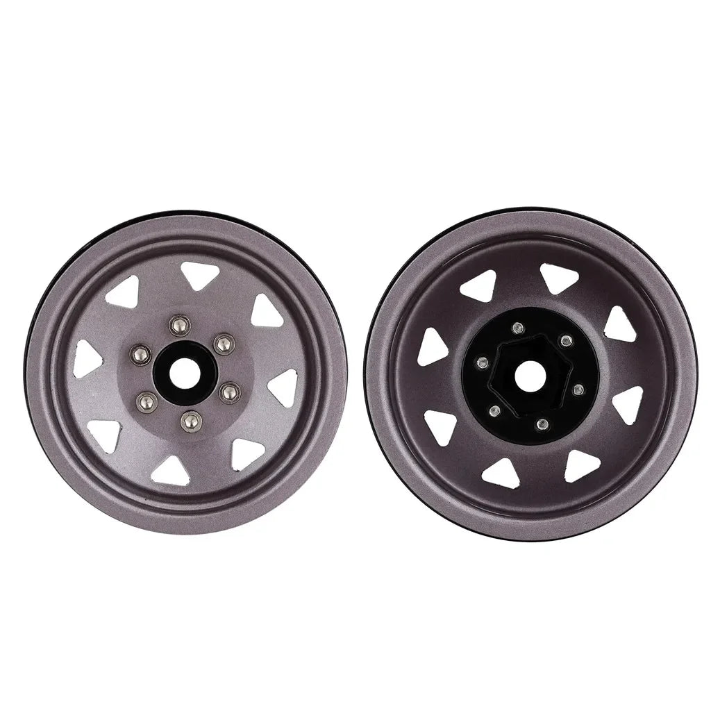 Metal 1.9” Beadlock Wheel Rims for 1/10 RC Crawler Car – 3 Stylish Designs, Durable & Precision Fit for Axial SCX10 TRX4 Redcat