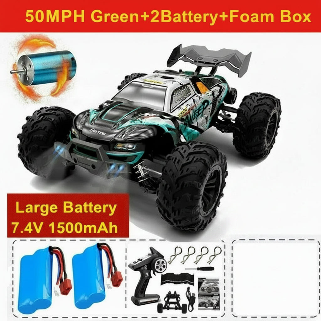 1/16 Scale 4WD Off Road Basher- Available Brushed or Brushless Motor