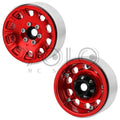 2/4Pcs 1/10 RC Car 1.9/2.2 Inch Beadlock Wheel Hub Rim Rims Aluminum Alloy for TRX4 TRX6 Axial SCX10 III AXI03007 GRT EX86190