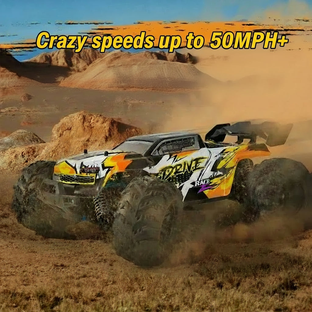 4WD Remote Control Car Off Road 4x4 RC High Speed Buggy Truck Super Brushless 50 or 80KM/H Fast Drift Racing Toy Kids Adults