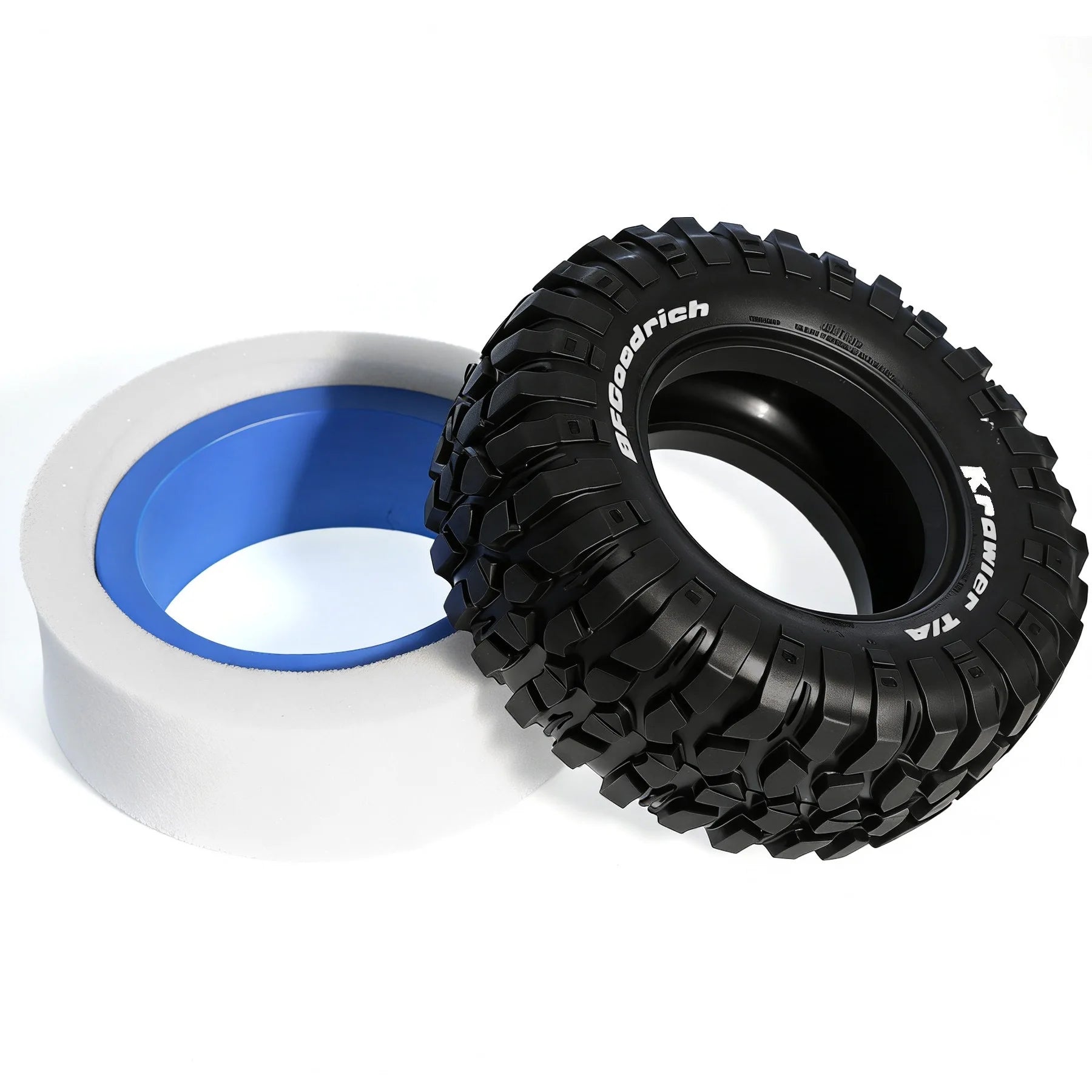 98mm 1.9'' Rubber Tire for 1/10 RC Crawler – Fit Axial SCX10 Pro, TRX4, RC4WD D90, Redcat Gen8, MST – High Traction