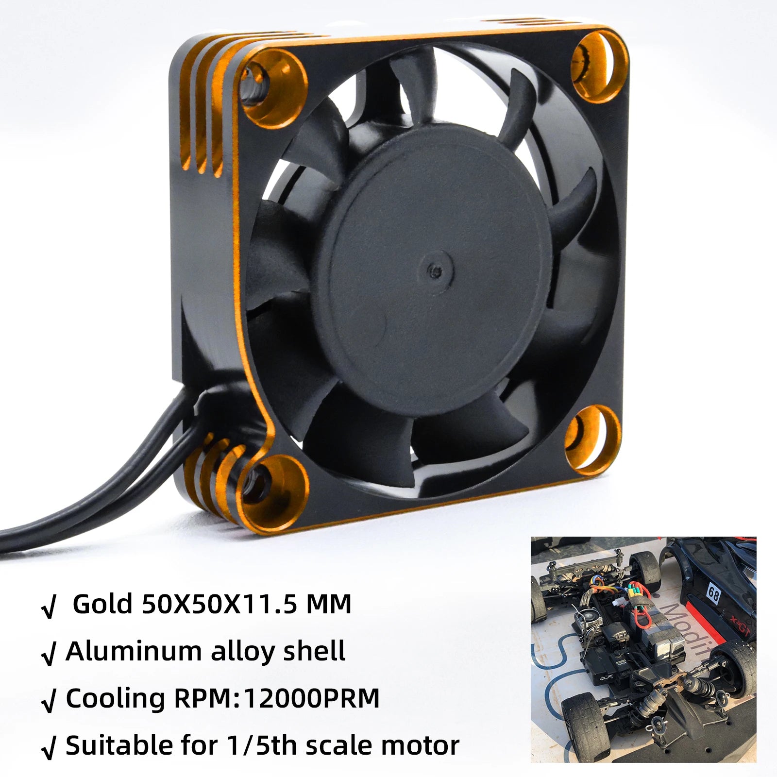 25/30/35/40/50mm Fans 28000 RPM Heat Dissipation Cooling Fan