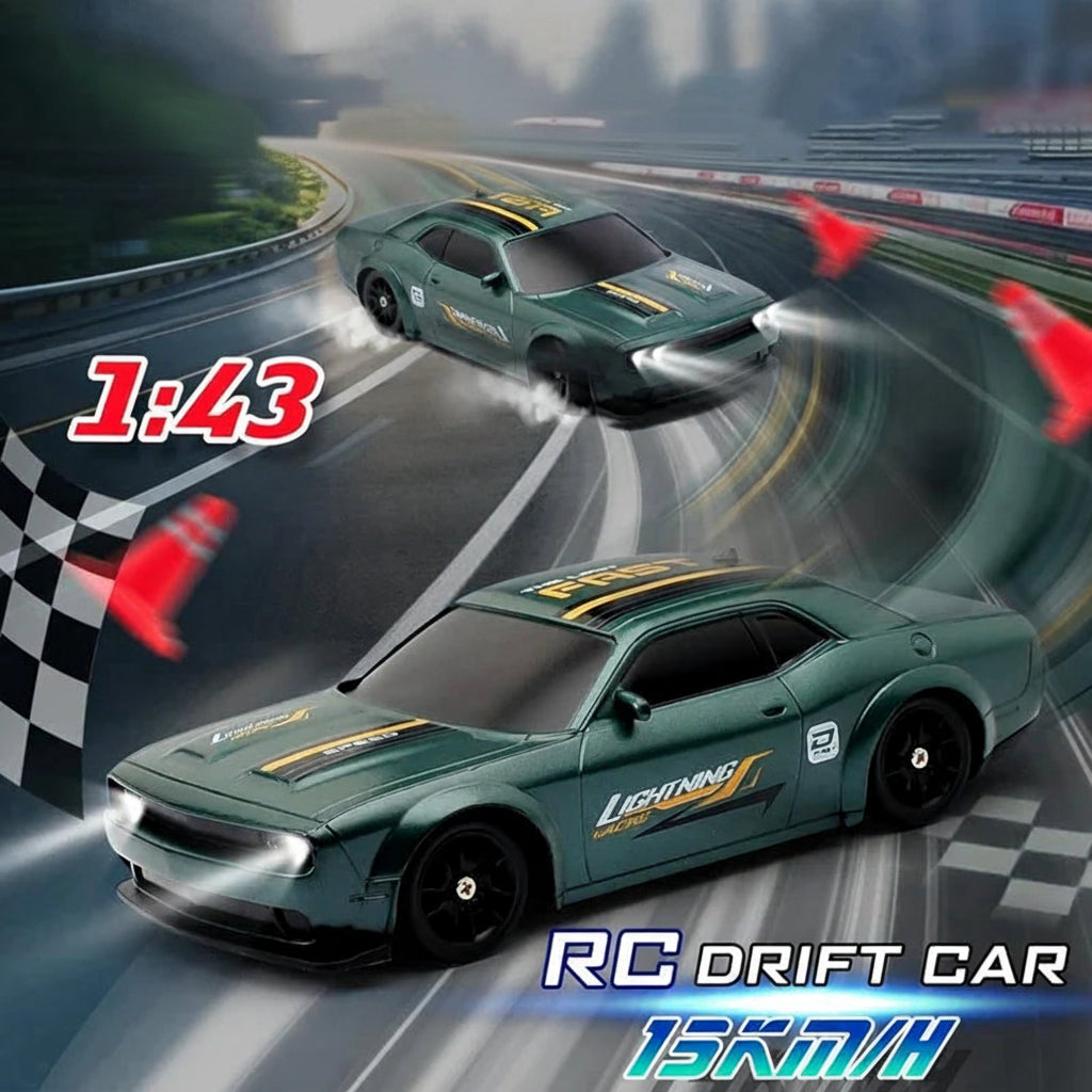 1/43 & 1/64 High-Speed Drift's - 4WD Remote Control Mini Racing Toy