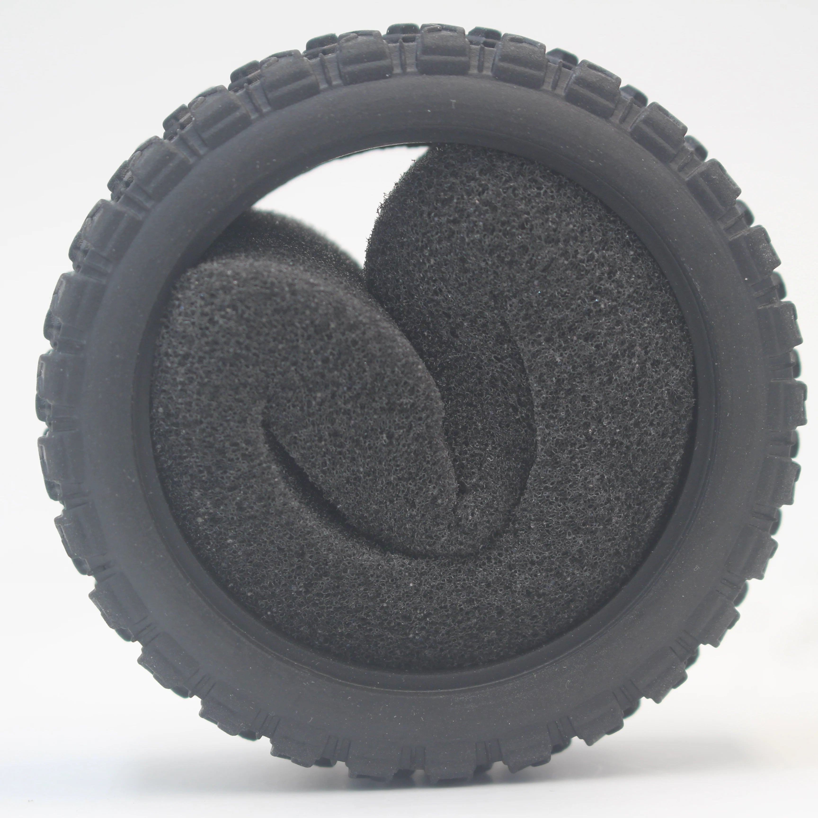 4pcs RC Model Car 1/10 Rubber Tires Tyre Rally Tire fits for 1:10 Touring Car 1/10 Tire 21104