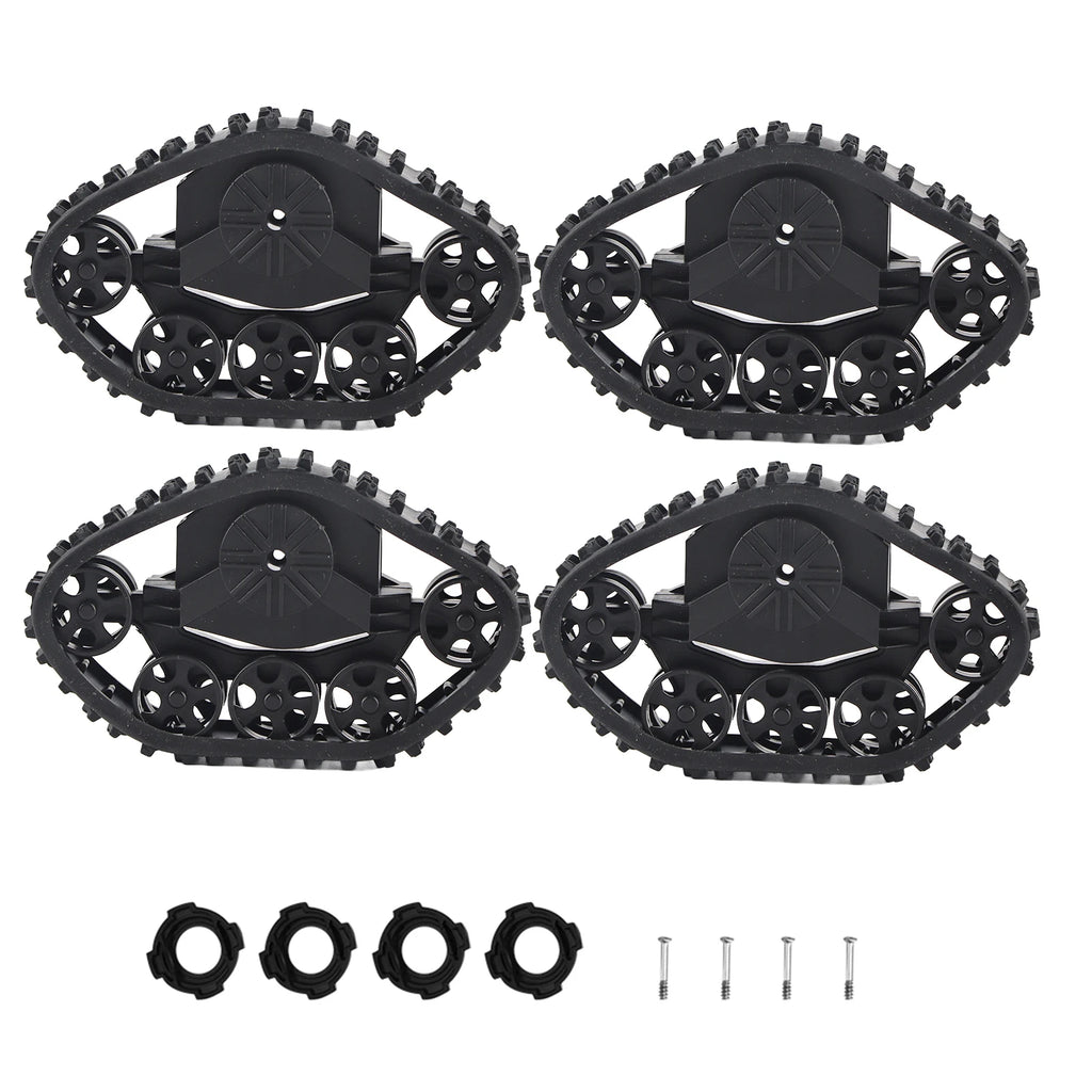 RC Upgrade Parts 4pcs RC Wheel & Tire 1/16 RC Truck Rubber + ABS RC Car