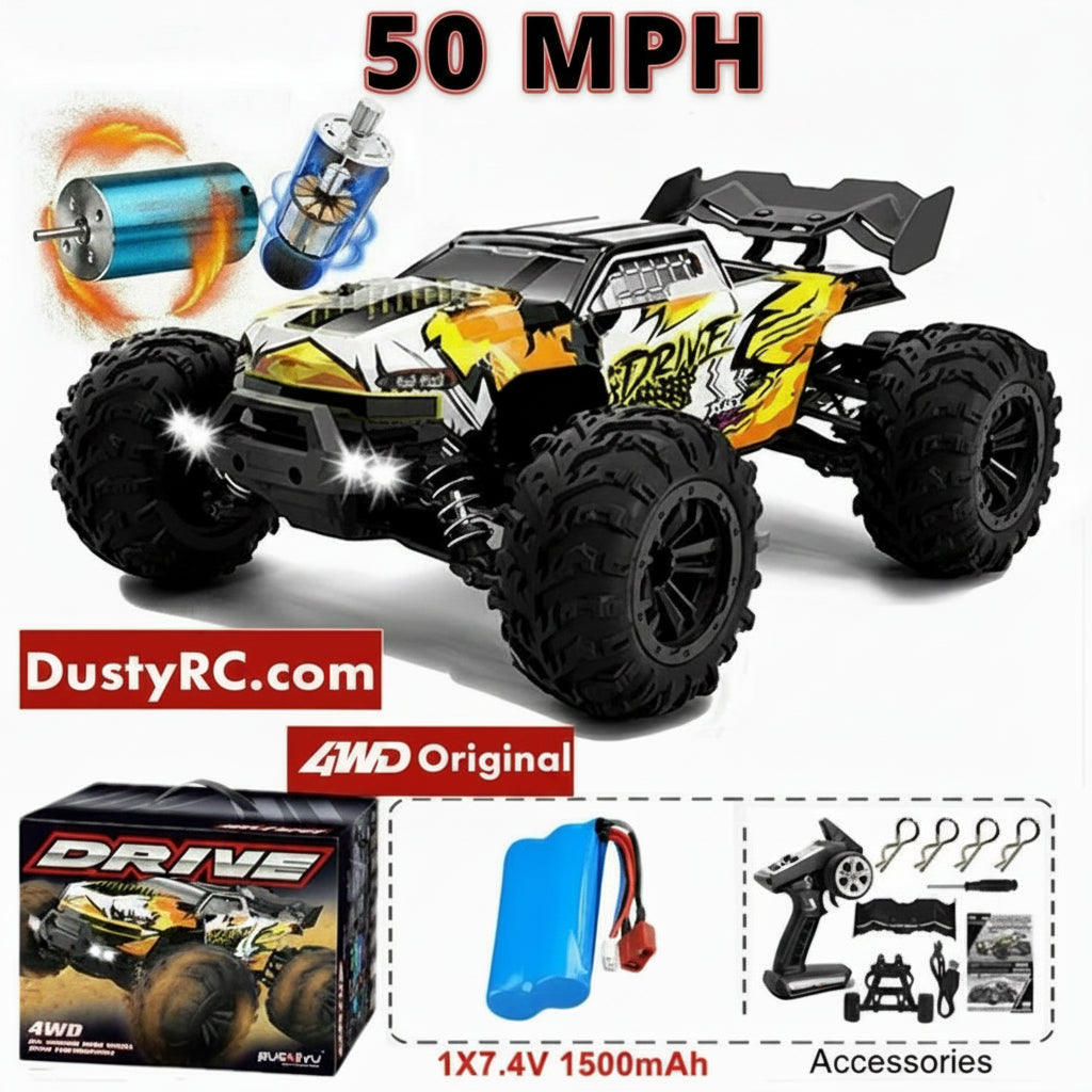 1/16 Scale 4WD Off Road Basher- Available Brushed or Brushless Motor
