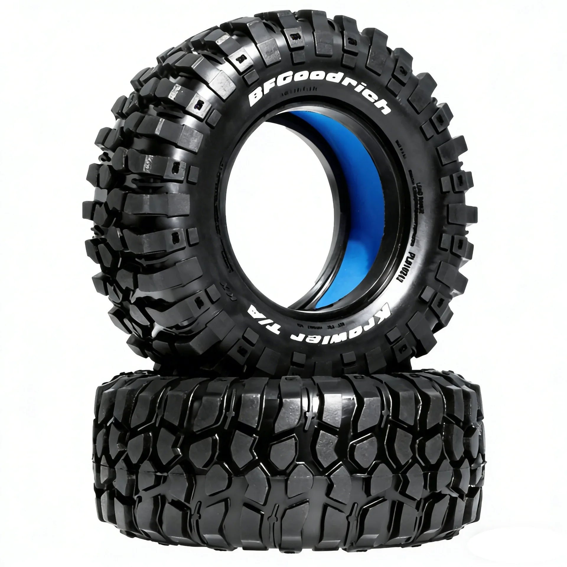 98mm 1.9'' Rubber Tire for 1/10 RC Crawler – Fit Axial SCX10 Pro, TRX4, RC4WD D90, Redcat Gen8, MST – High Traction