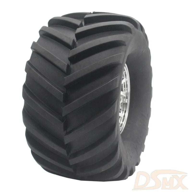 RC 1:10 Monster Truck Rubber Tires Tyre+Plastic Wheel Rim 4Pcs For HPI HSP 94188/94111/94108