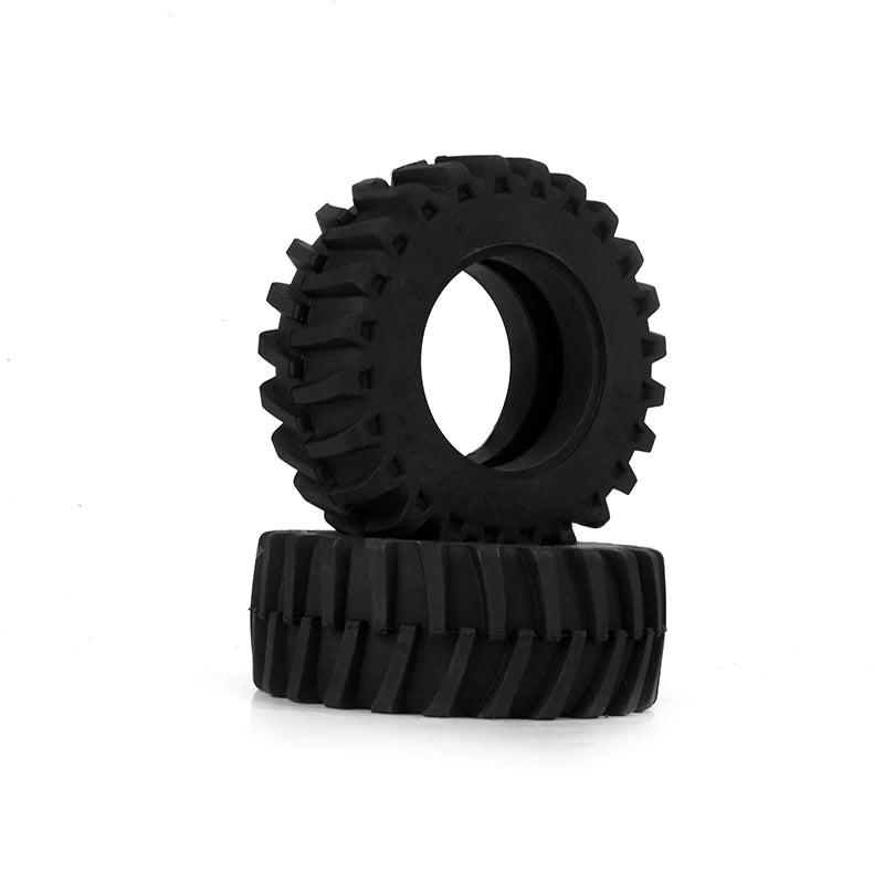 In Stock 1Pair LESU Rubber Wheel Tire 112.9MM for 1/16 RC DIY Model Truck Walking Tractor Upgrade Accessory