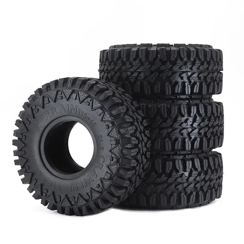 1/10 4pcs 110mm Dirt 1.9 Rubber Tires