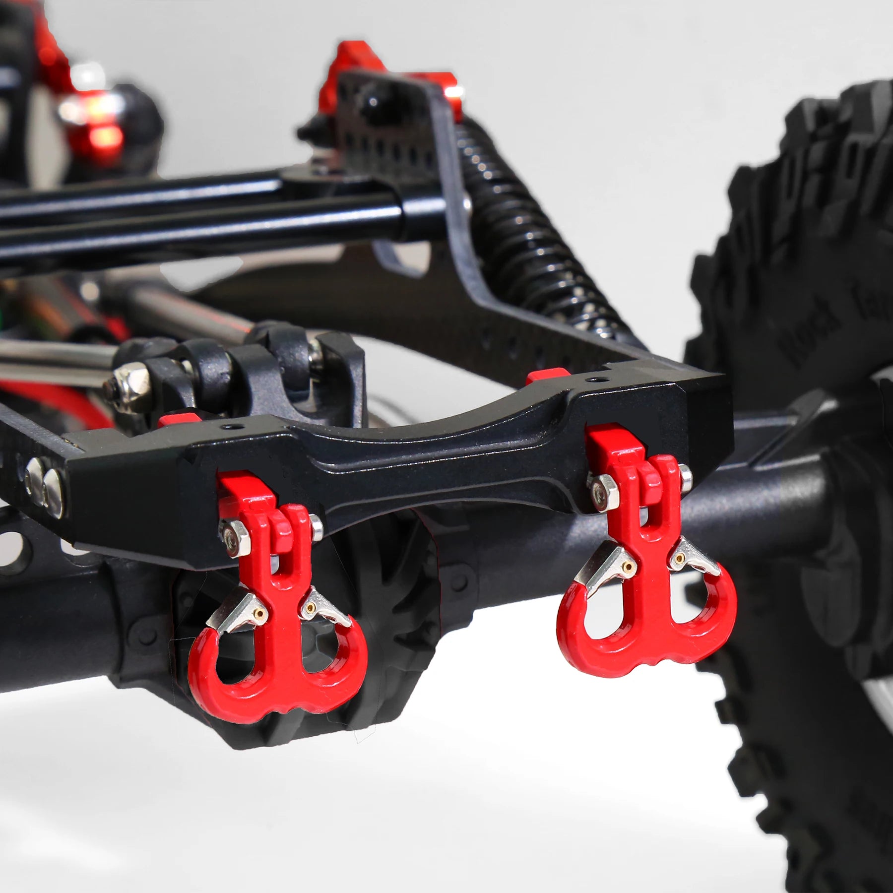 RS RC 1/10 Climbing Car  Tail Hook Trailer Towing Rescue Hook For   1/10 RC Crawler Traxxas TRX4 SCX10  RC Car Upgrade Accessori
