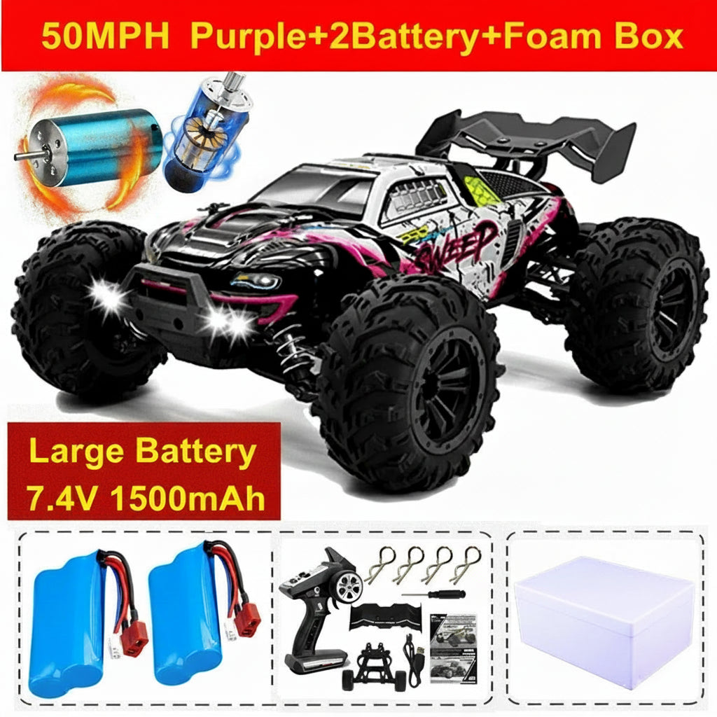 1/16 Scale 4WD Off Road Basher- Available Brushed or Brushless Motor