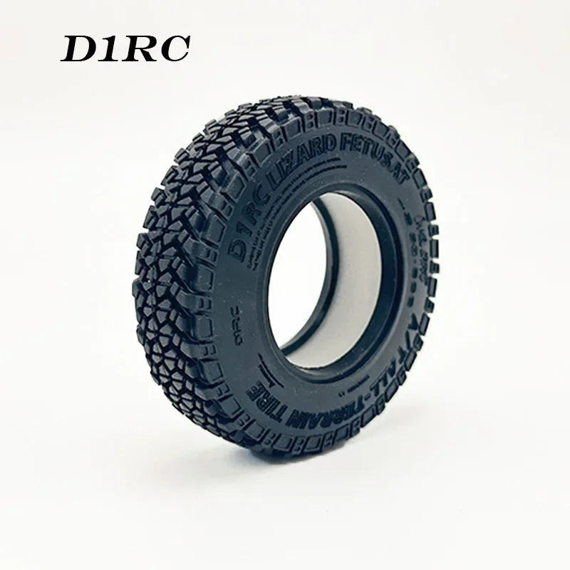 1.9-inch Rubber Tires for 1/10 RC Crawler Car TRX4 Defender Bronco AXIAL SCX10 RC4WD D90 D110 Sport Jeep Chevrolet Wheel Parts