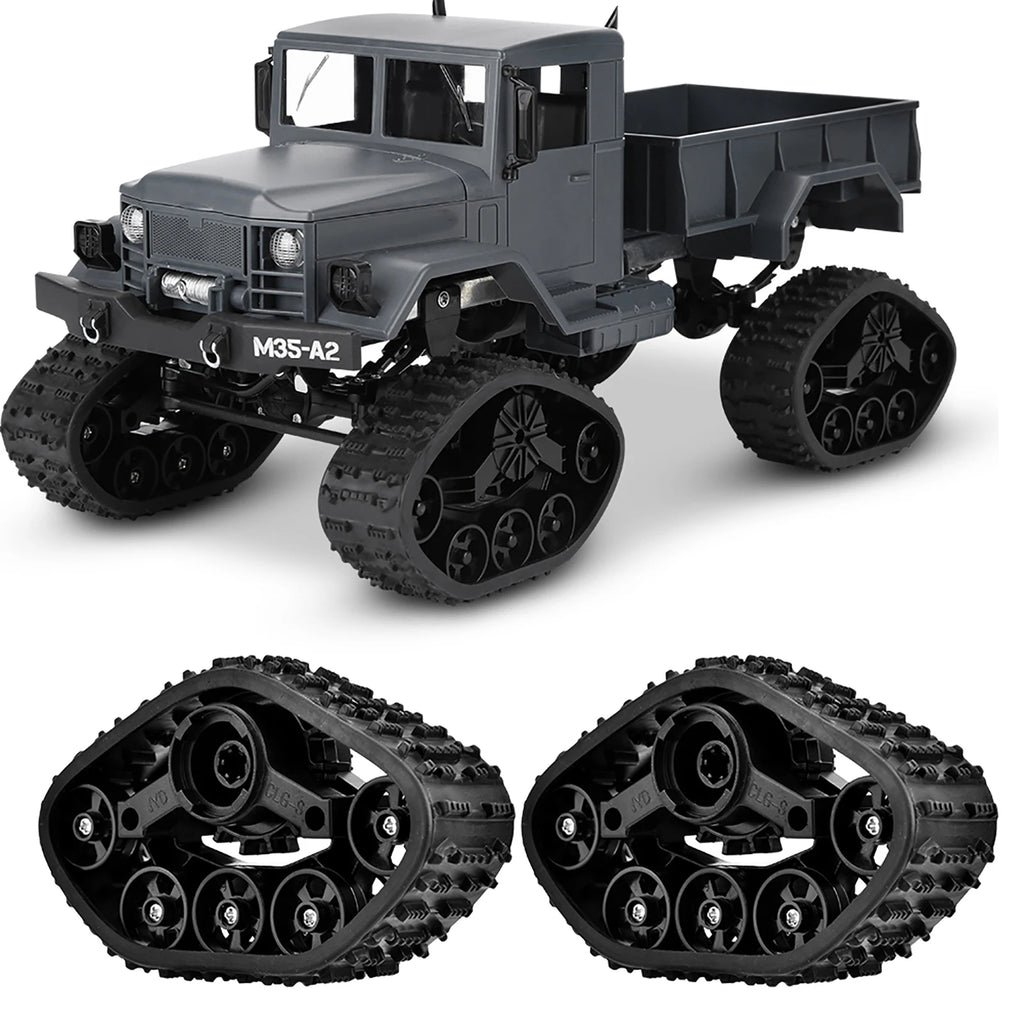 RC Upgrade Parts 4pcs RC Wheel & Tire 1/16 RC Truck Rubber + ABS RC Car