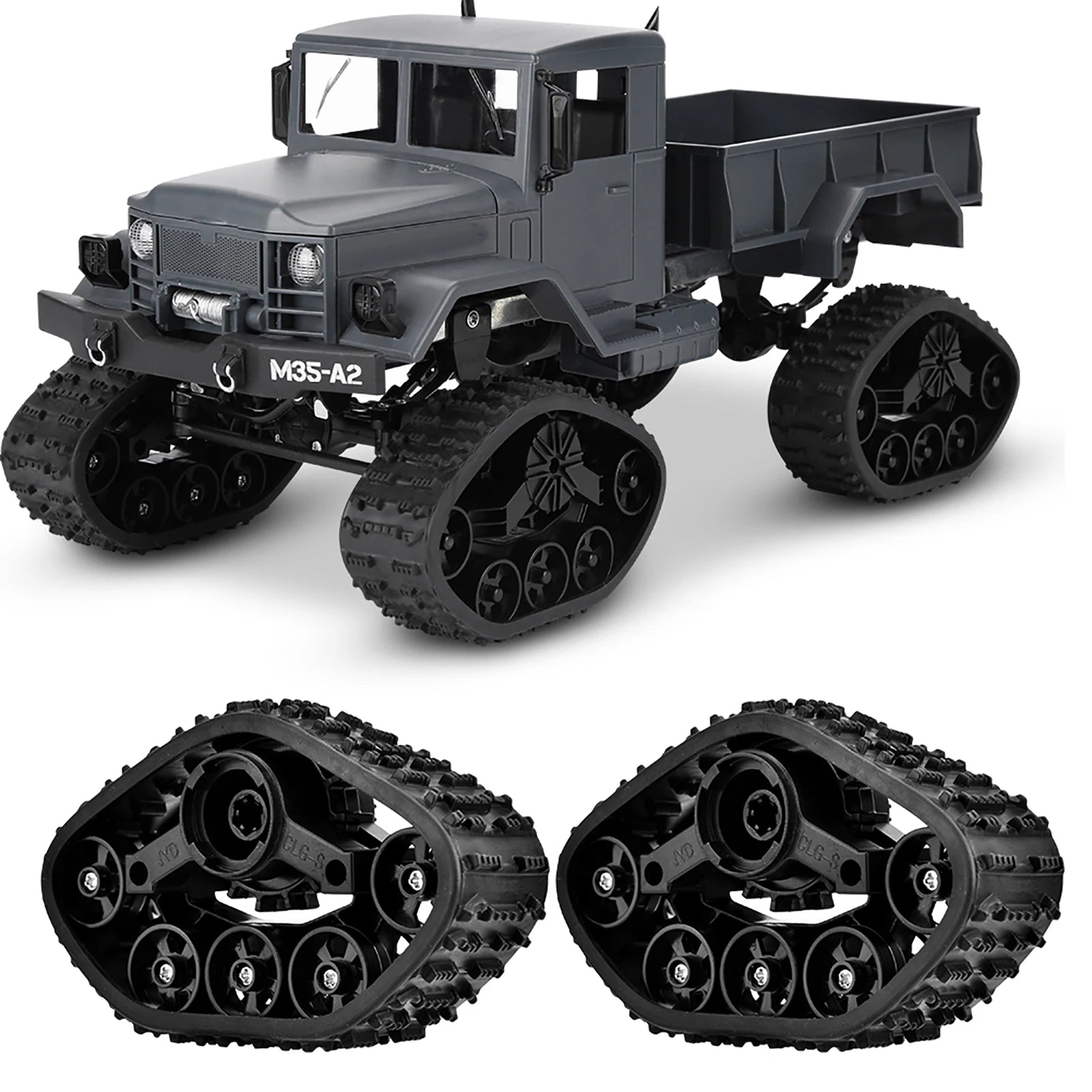 RC Upgrade Parts 4pcs RC Wheel & Tire 1/16 RC Truck Rubber + ABS RC Car