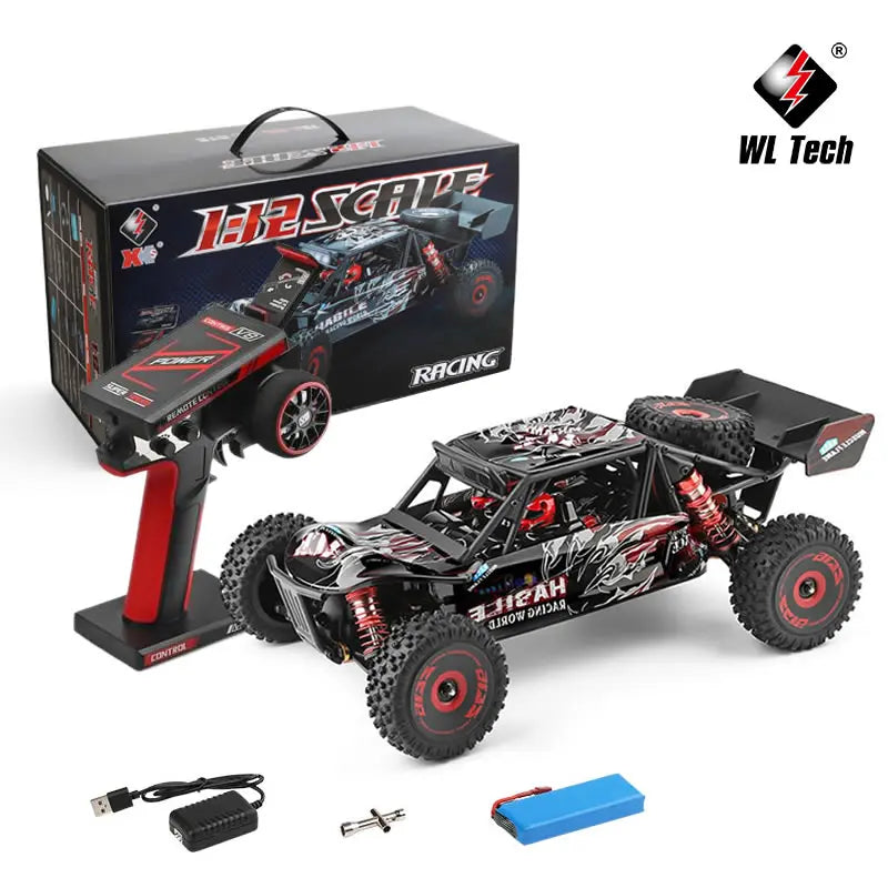1:12 WLtoys 124016 124019 Pro - 4WD RC Car - High Speed Brushless Motor