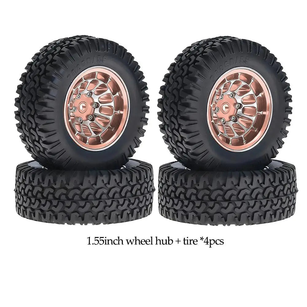 1/10 1.55-inch - Metal Wheel & Tire